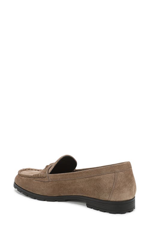 Veronica Beard Penny Lug Loafers Bark In Brown