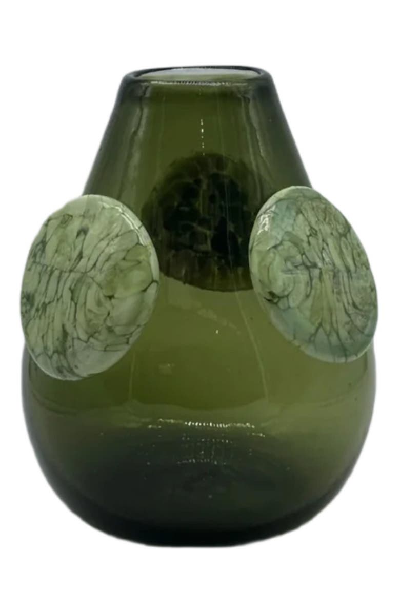Meso Goods Ojo De Liebre Vase, Main, color, Green