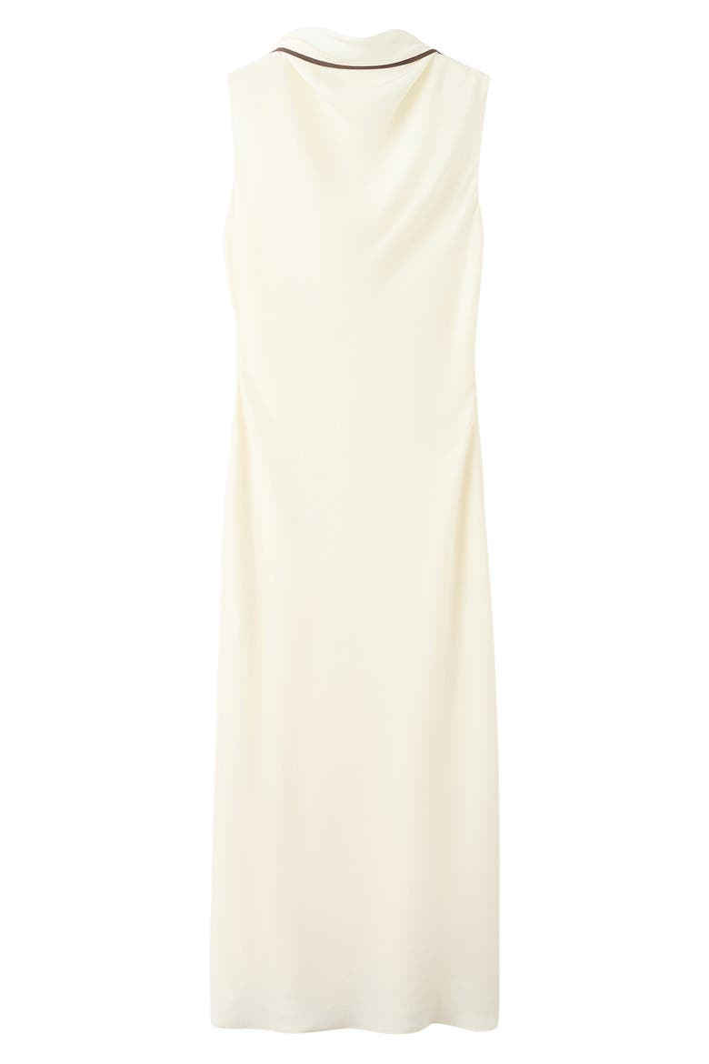 Vestido Tie Back Sleeveless Midi Dress, Main, color, VANILLA