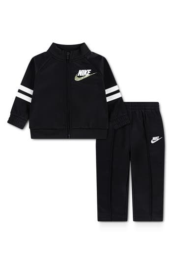 Nike Babies'  Dri-fit 2-piece Oversized Track Set In Black