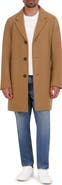 Cole Haan Regular Fit Stretch Wool Coat