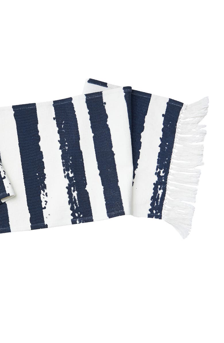 carol & frank Langley Indigo Table Runner 14" x 72", Alternate, color, Blue