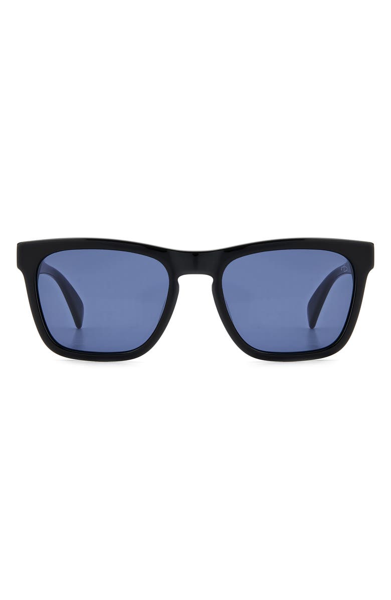rag & bone 54mm Rectangular Sunglasses, Main, color, 