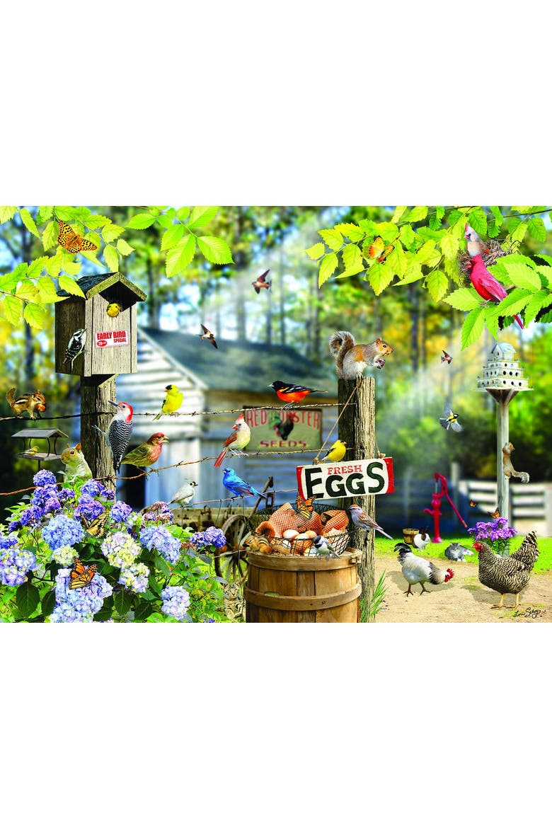 Birds on a Wire 1000 piece Jigsaw Puzzle for Adults, Alternate, color, Multicolor