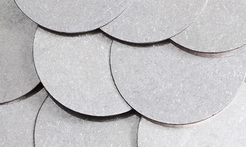 Mango Cascade Disc Drop Earrings In Silver