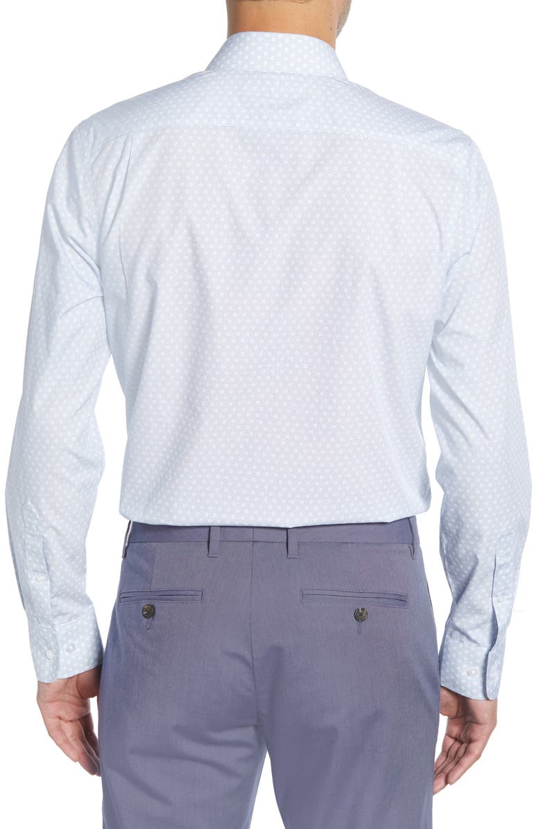Bonobos Slim Fit Dot Dress Shirt, Alternate, color, 
