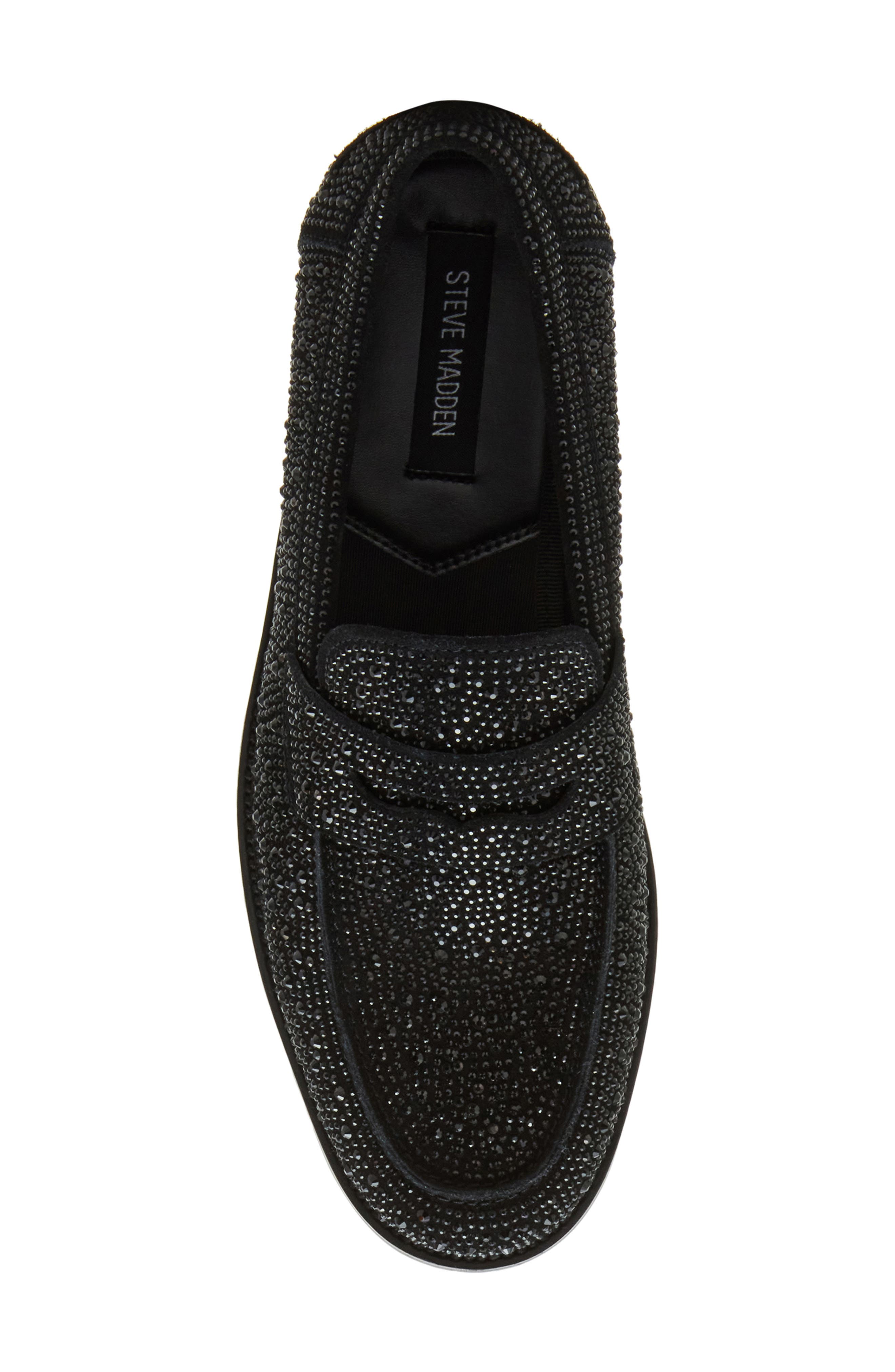 Steve Madden Natan Penny Loafer, Alternate, color, Black