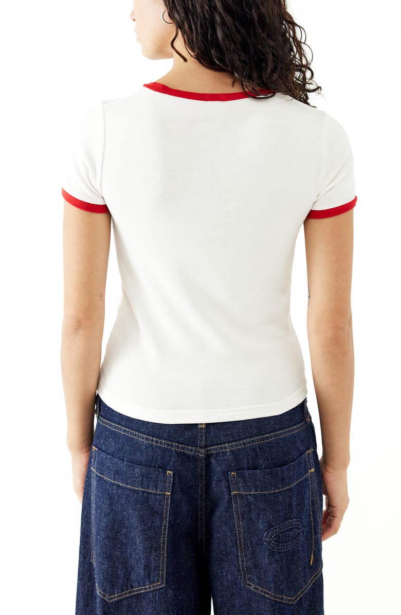 BDG Urban Outfitters Ranger Cotton Graphic Baby Tee, Alternate, color, White