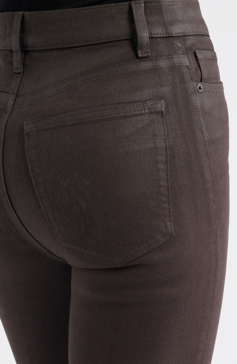 FRAME Le Sleek High Waist Ankle Straight Leg Jeans, Alternate, color, Truffle Coated