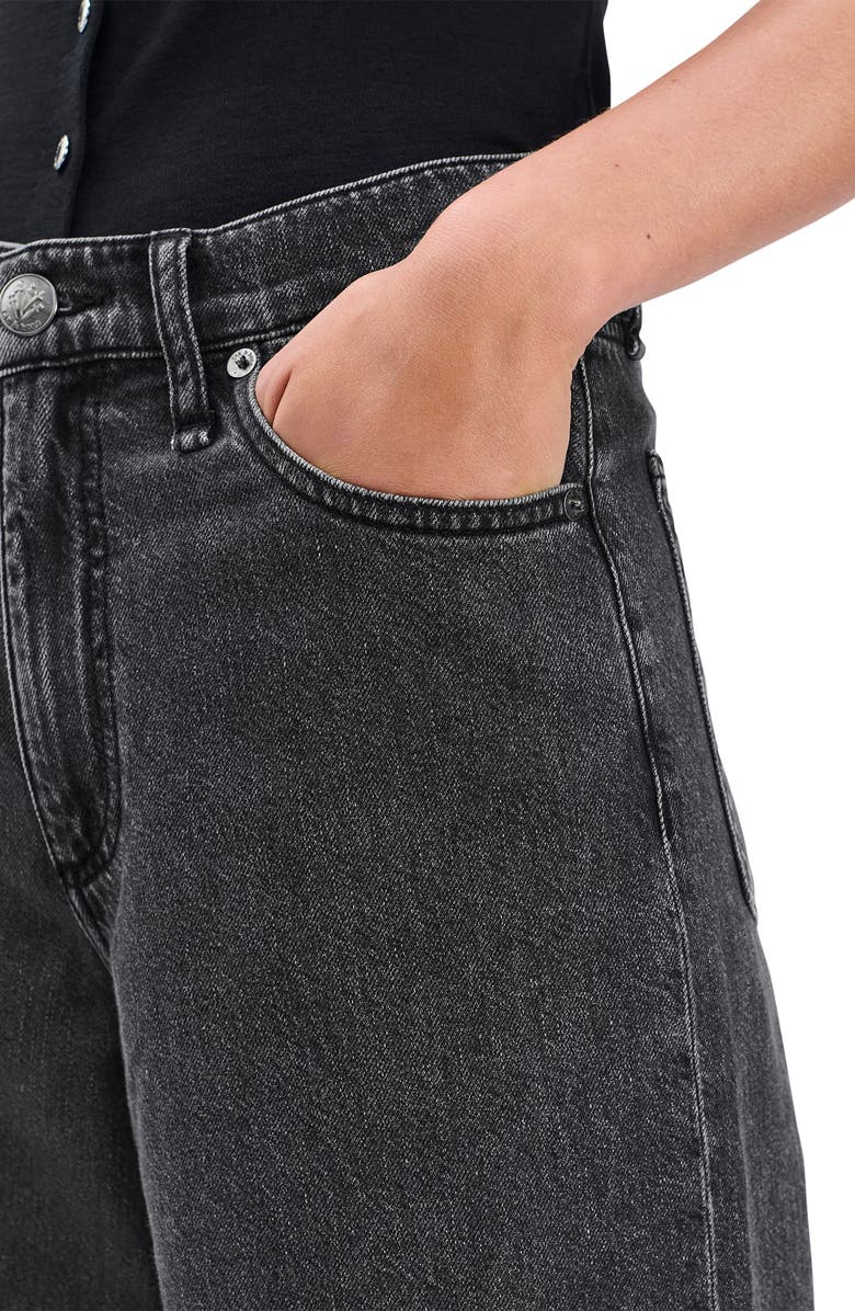 rag & bone Andi High Waist Ankle Wide Leg Jeans, Alternate, color, 