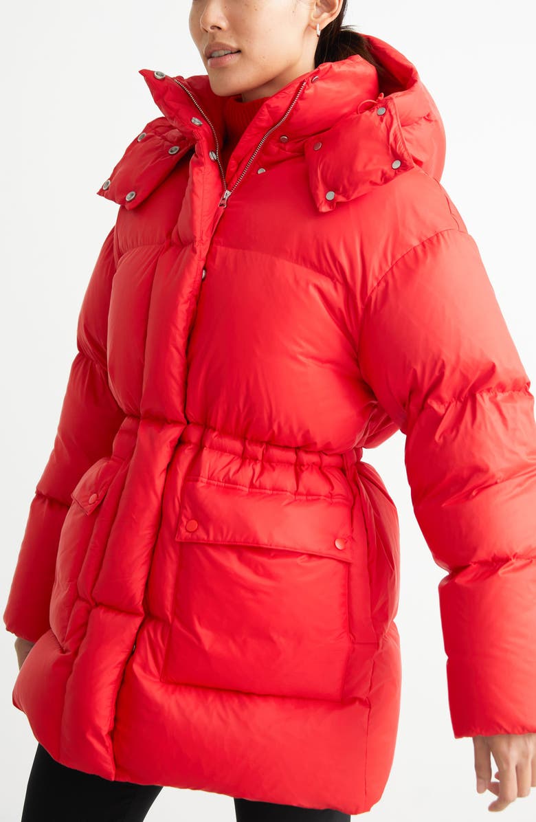 & Other Stories Oversize Hooded Down Puffer Coat, Alternate, color, 