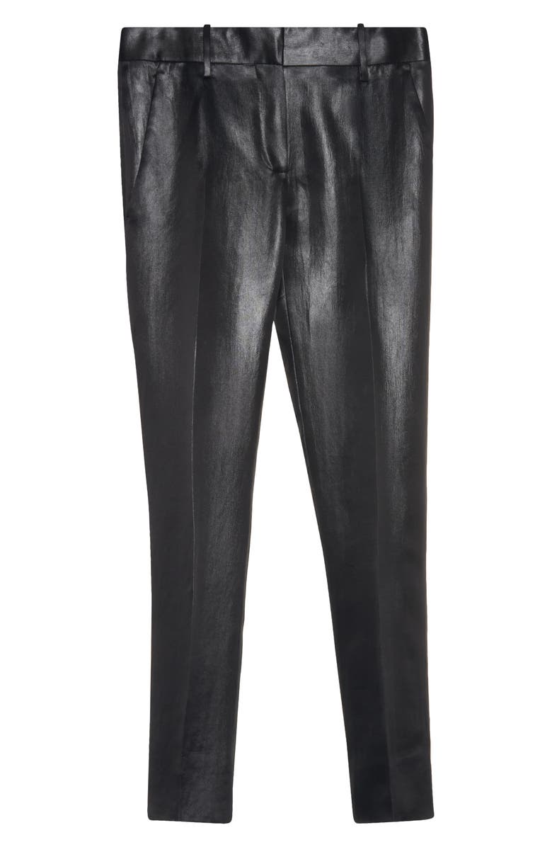 TOM FORD Tailored Liquid Satin Skinny Ankle Pants, Alternate, color, 