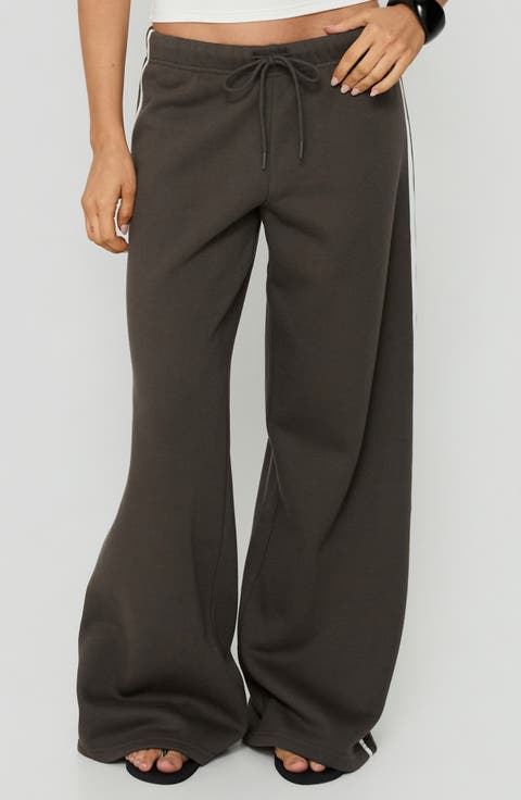 Kennah Stripe Wide Leg Sweatpants