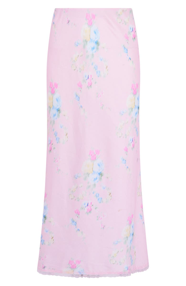 LoveShackFancy Kids' Kalo Bias Skirt, Main, color, Rosy Trellis