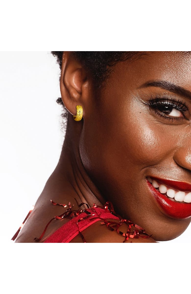 Julianna B. 17mm Huggie Hoop Earrings 14k Gold, Alternate, color, 14K Gold