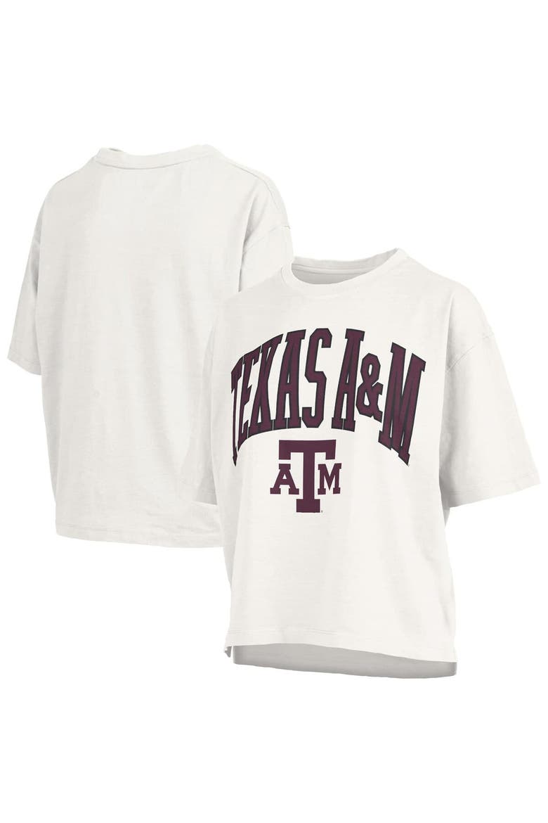 Women's Pressbox  White Texas A&M Aggies Nelson T-Shirt, Main, color, White