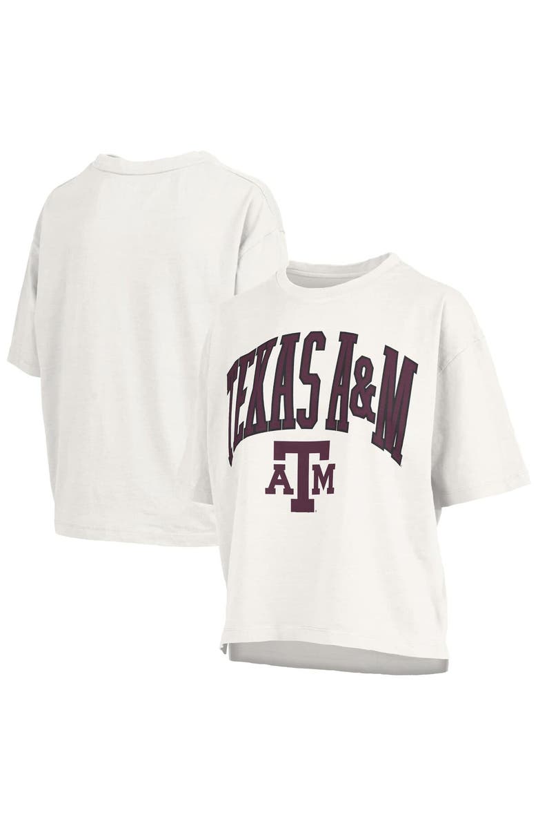 PRESSBOX Women's Pressbox  White Texas A&M Aggies Nelson T-Shirt, Main, color, White