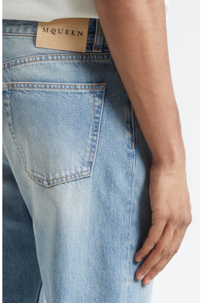Francis Straight Leg Jeans, Alternate, color, BLUE WASHED