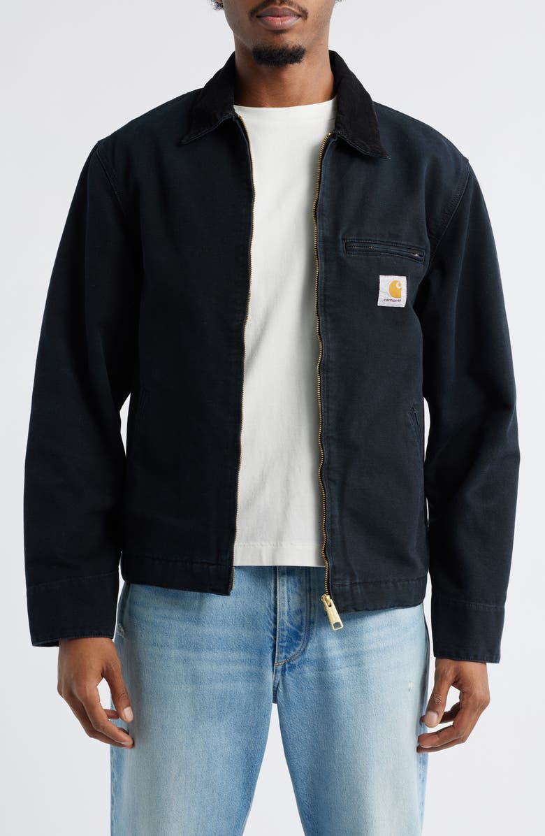 Carhartt Work In Progress Detroit Organic Cotton Canvas Jacket, Main, color, 