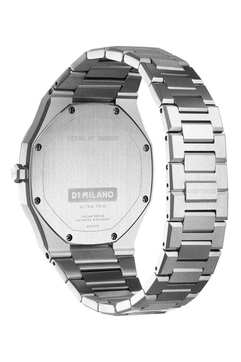 Scarabeo Ultra Thin Bracelet Watch, 40mm, Alternate, color, SILVER/ GREEN