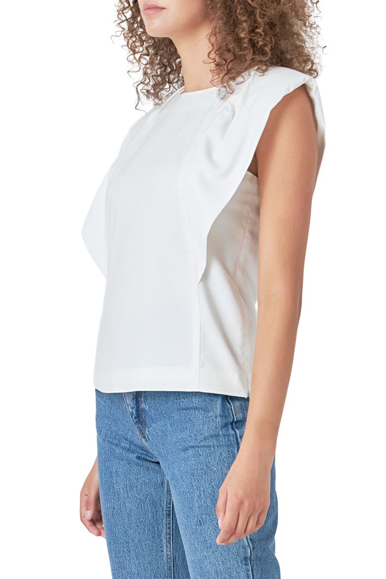 Sleeveless Top, Alternate, color, WHITE