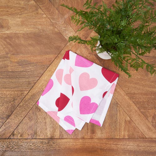 C & F Home C&f Home Love You More Napkin Set Of 6 In Multi