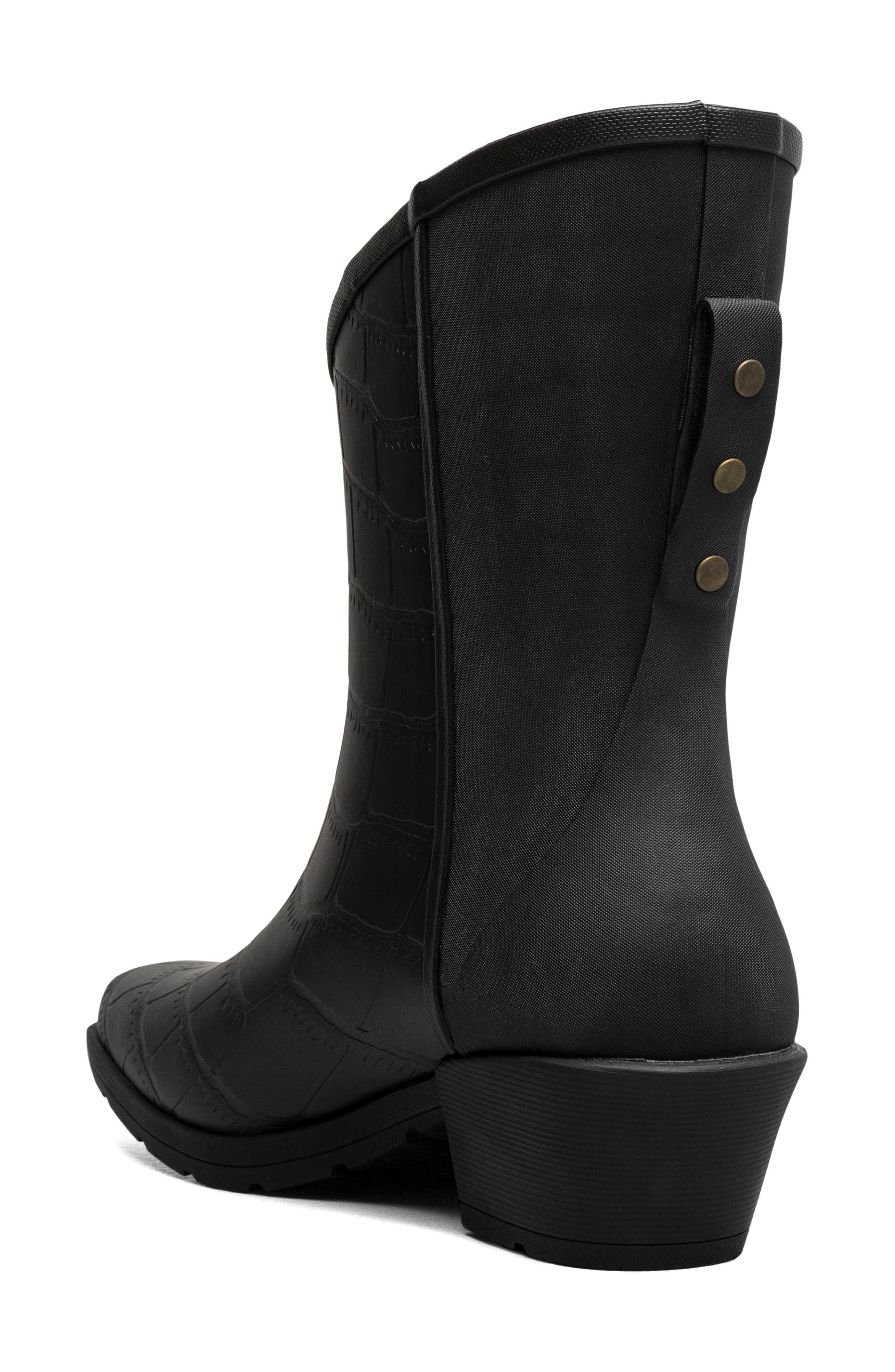 Jolene Waterproof Mid Boot, Alternate, color, BLACK