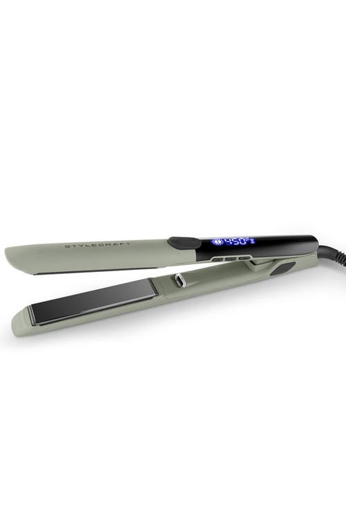 Stylecraft Sage Vibrating Titanium Flat Iron 1-inch In Green