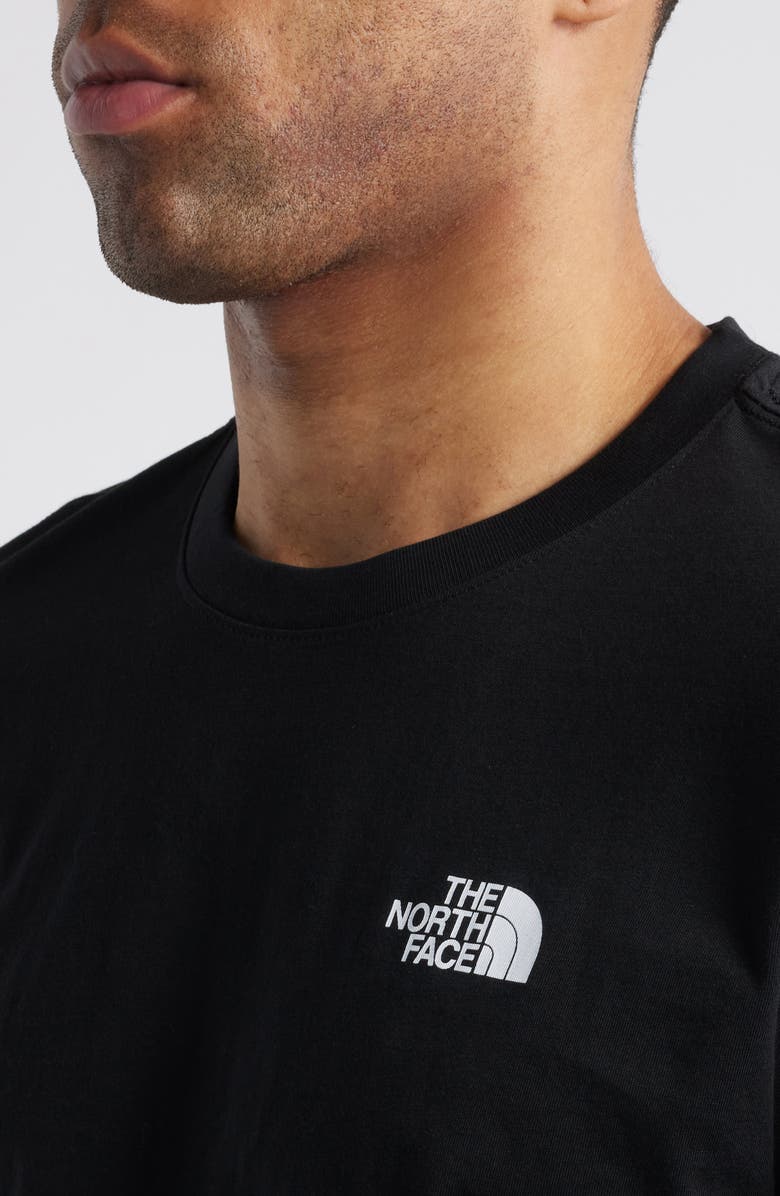 The North Face Long Sleeve NSE Box Logo Graphic T-Shirt, Alternate, color, Tnf Black/ Tnf White