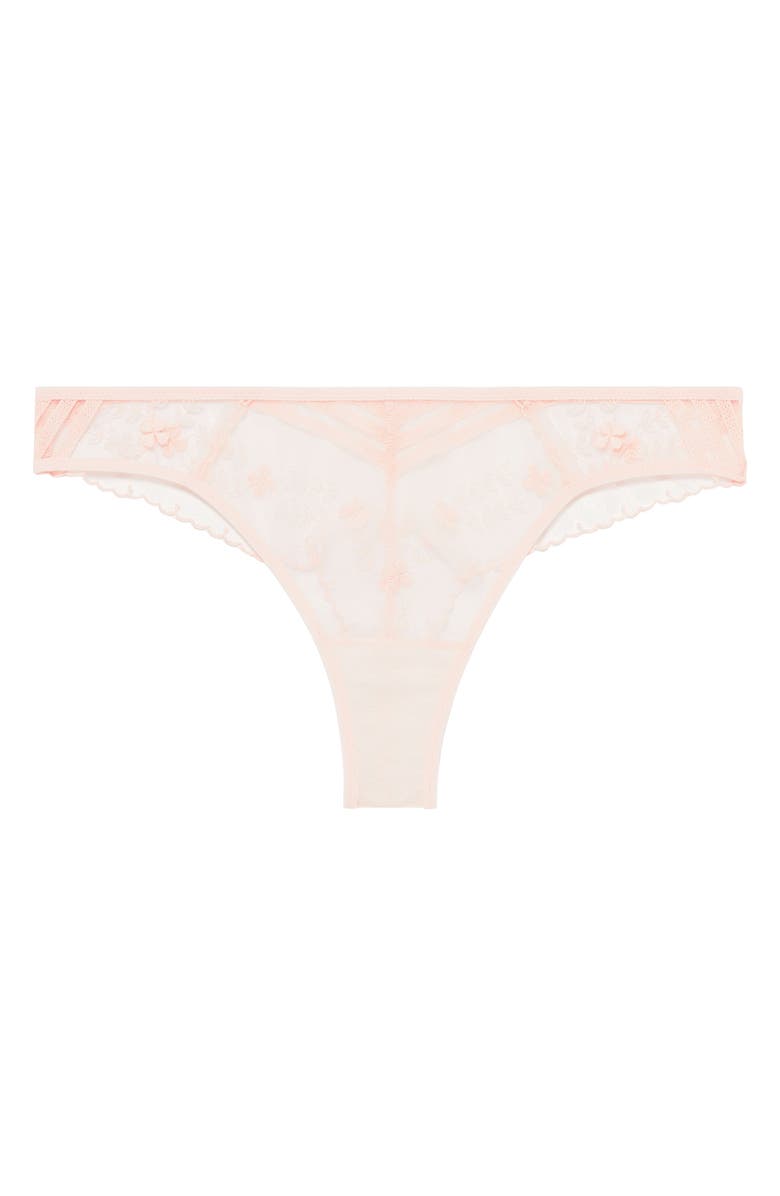 Simone Perele Marthe Embroidered Mesh Tanga, Alternate, color,