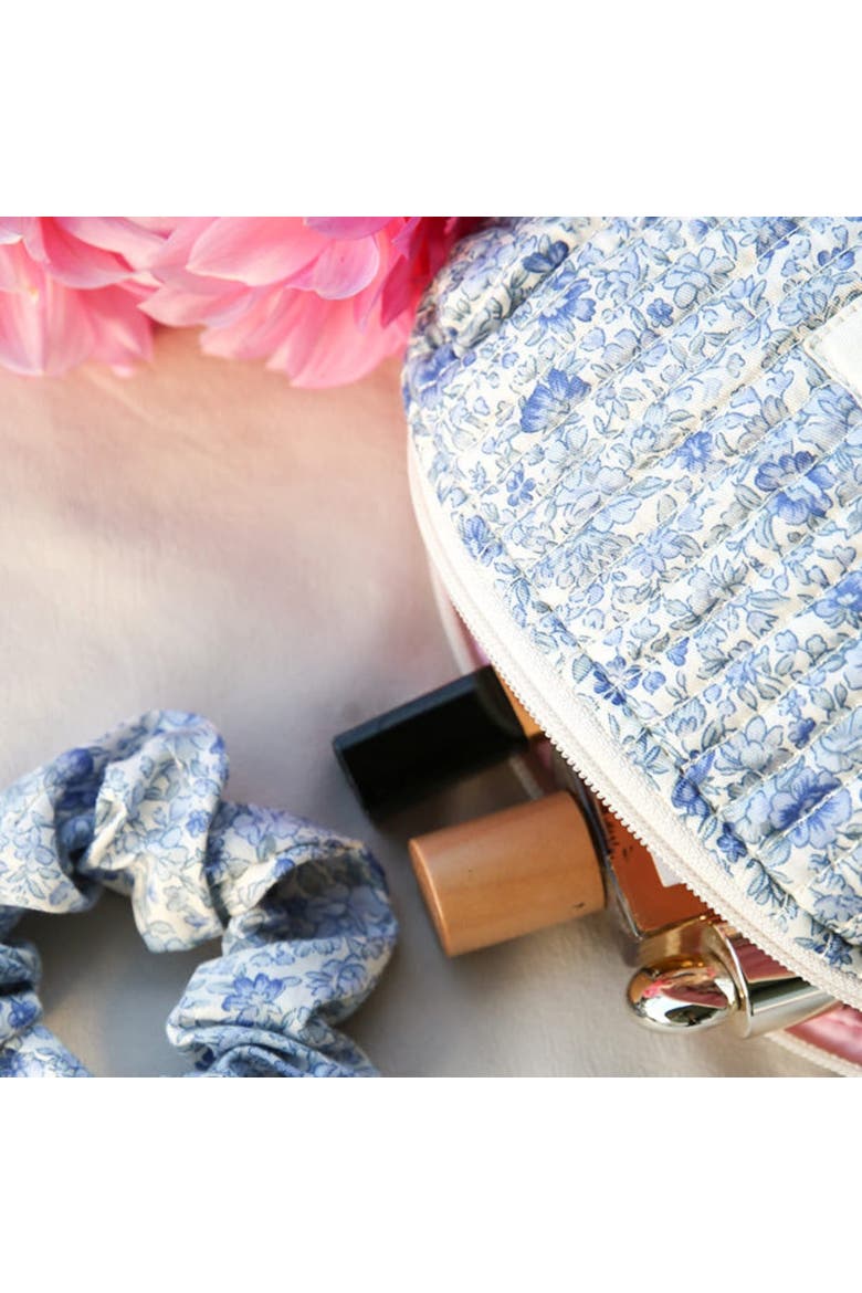 Make-up Pouch - Large, Alternate, color, Blue Blossom