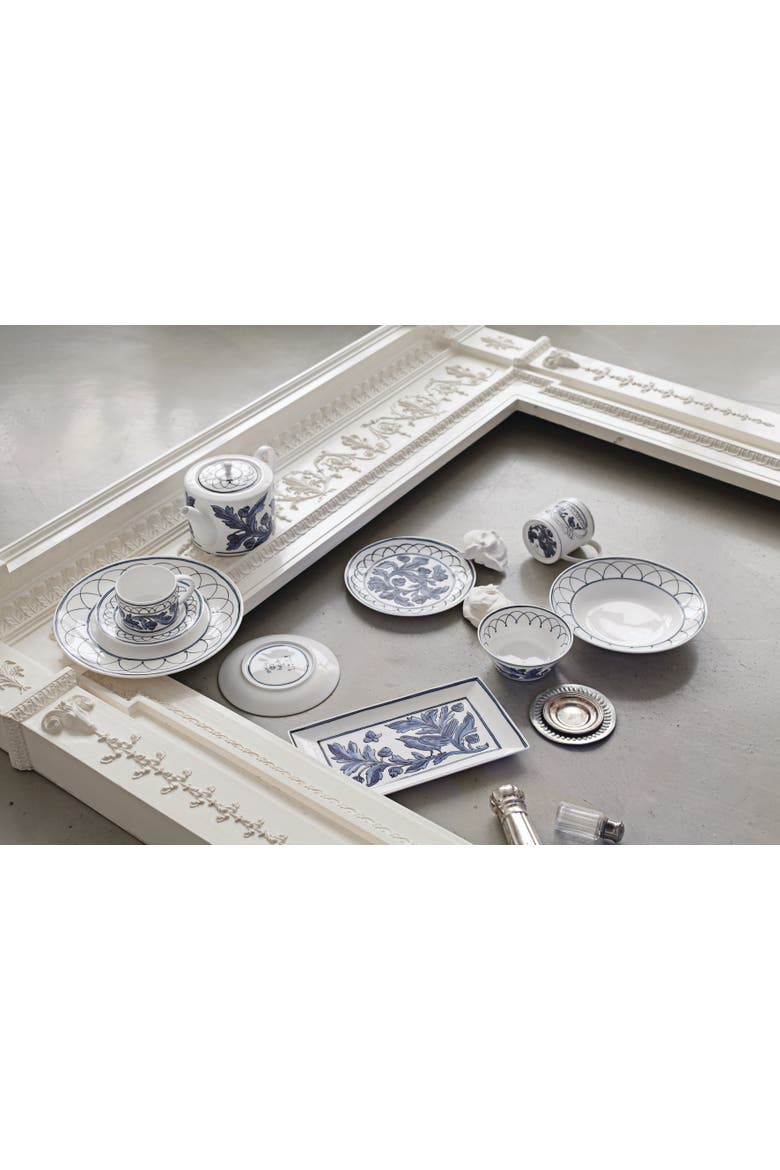 Heritage Blue Bird Rectangular Plate, Alternate, color, Multi
