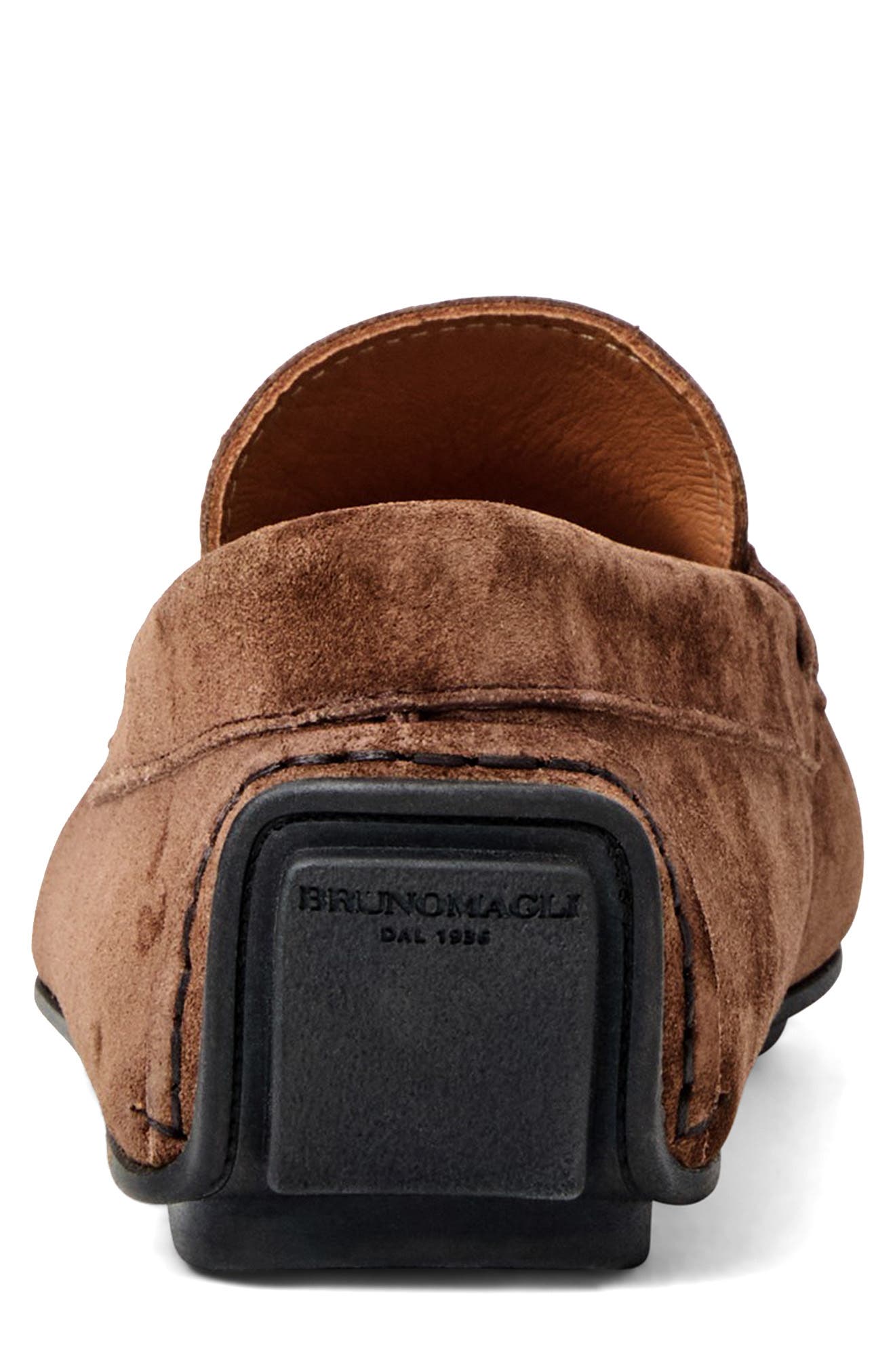 Taranto Penny Loafer, Alternate, color, BROWN SUEDE