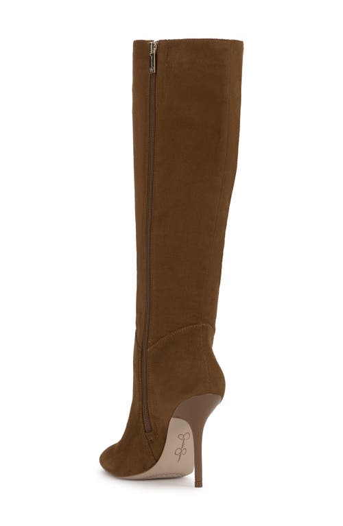 Jessica Simpson Womens Lovienn Stiletto Knee High Dress Boots Regular Wide Calf In Brown