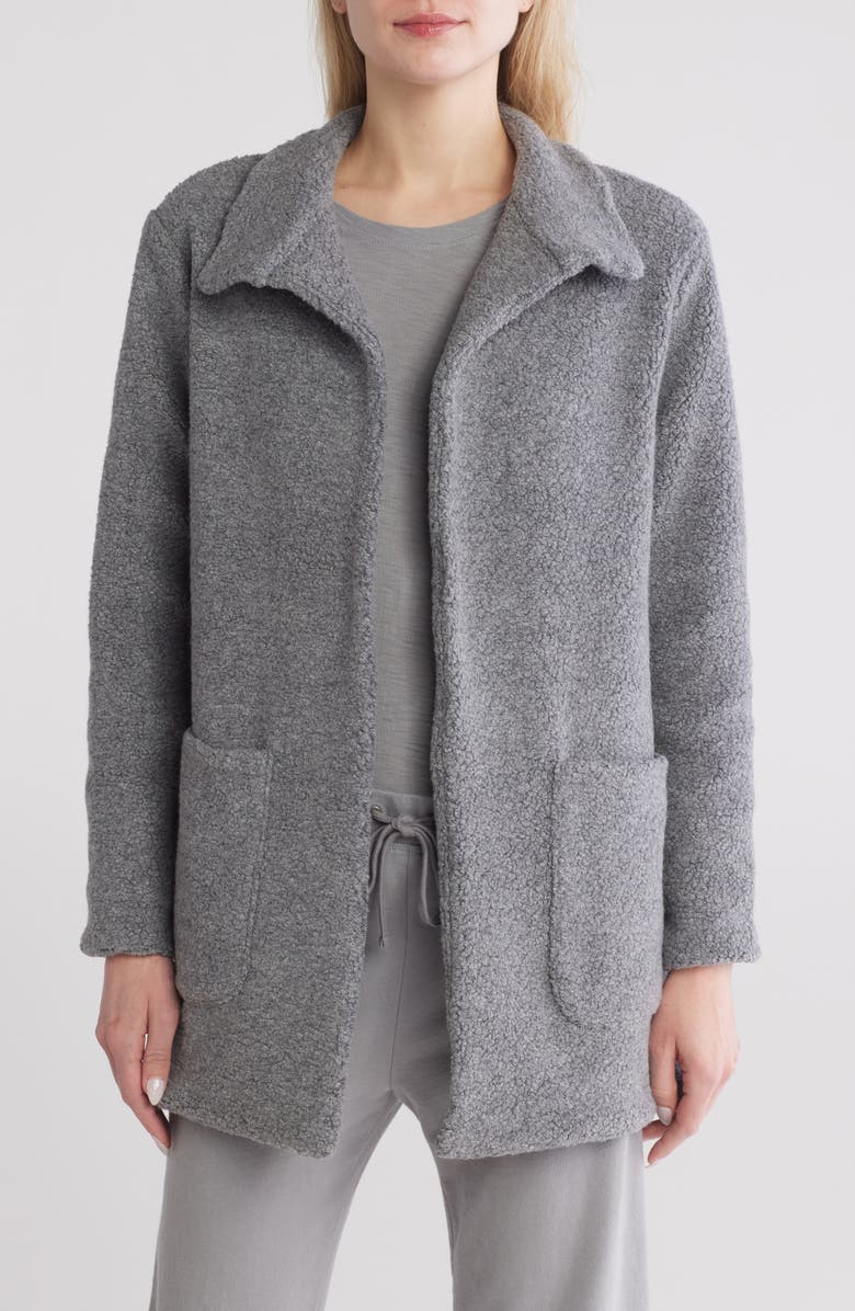 James Perse Faux Shearling Coat, Main, color, 
