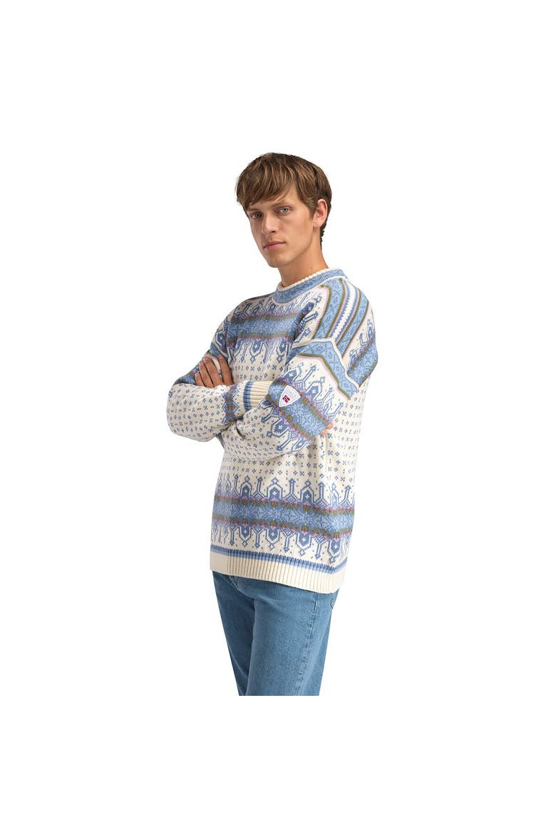 Albertville Sweater - Men's, Alternate, color, Offwhite Blue Shadow