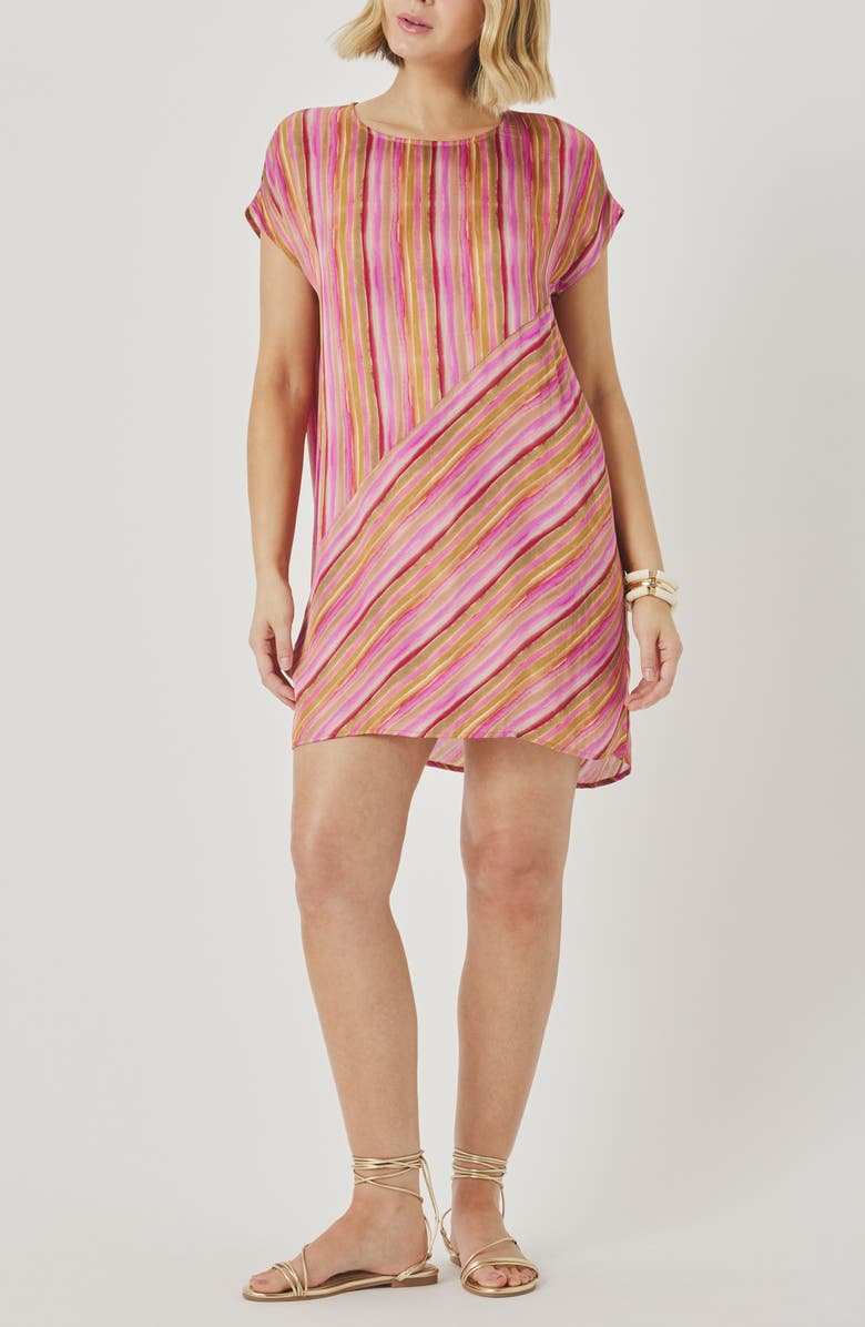 Splendid Kelsea Stripe Minidress, Main, color, 