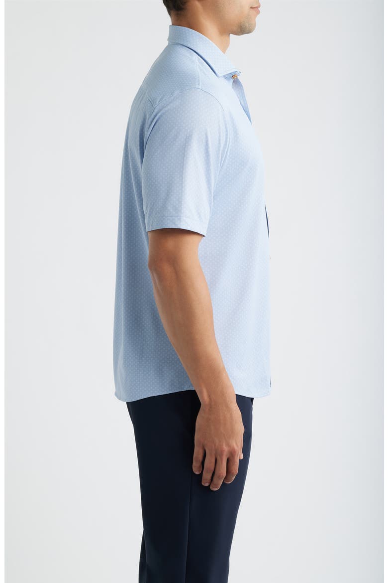 Augustine Short Sleeve Button-Up Shirt, Alternate, color, KONA