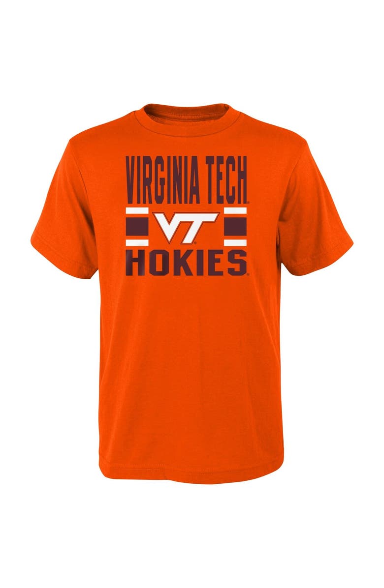 Outerstuff Youth Orange/Maroon Virginia Tech Hokies Fan Wave T-Shirt Combo Pack, Alternate, color, 