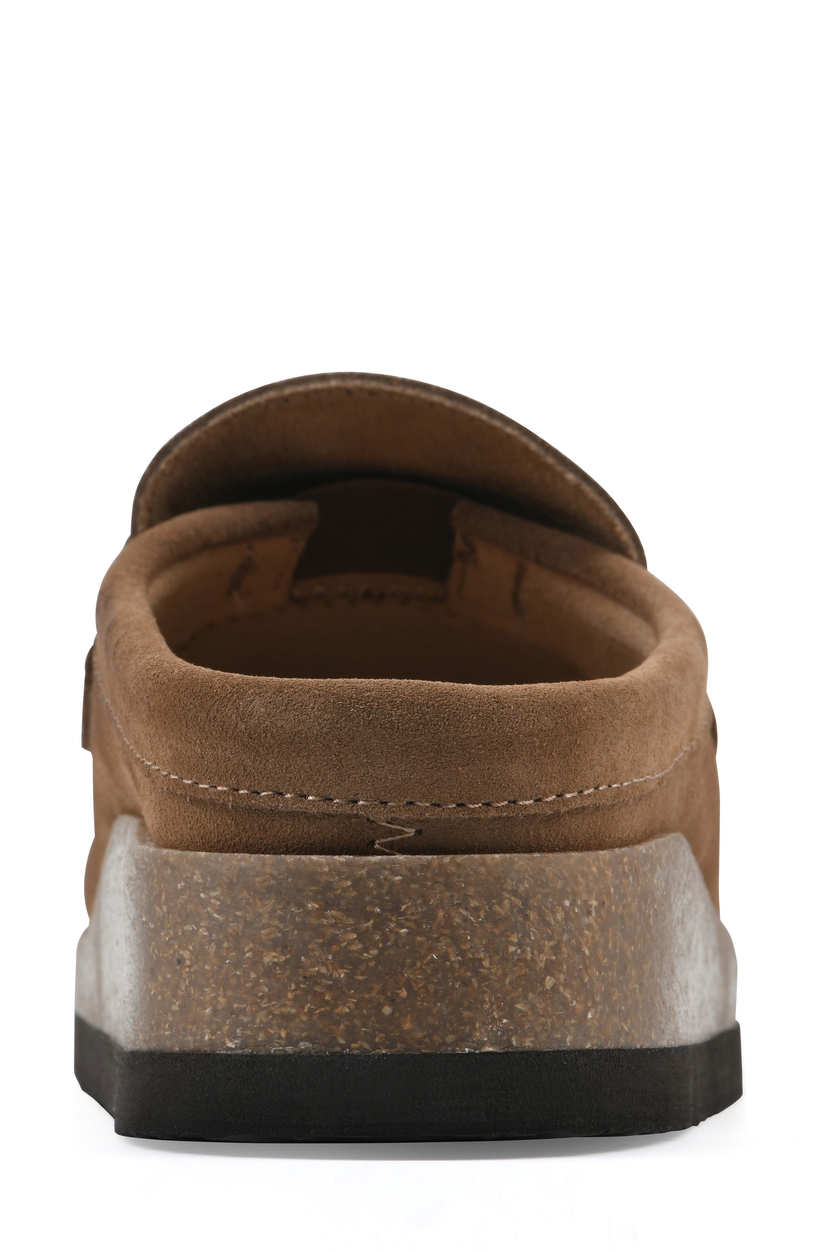 Brinlee Clog, Alternate, color, CHESTNUT SUEDE