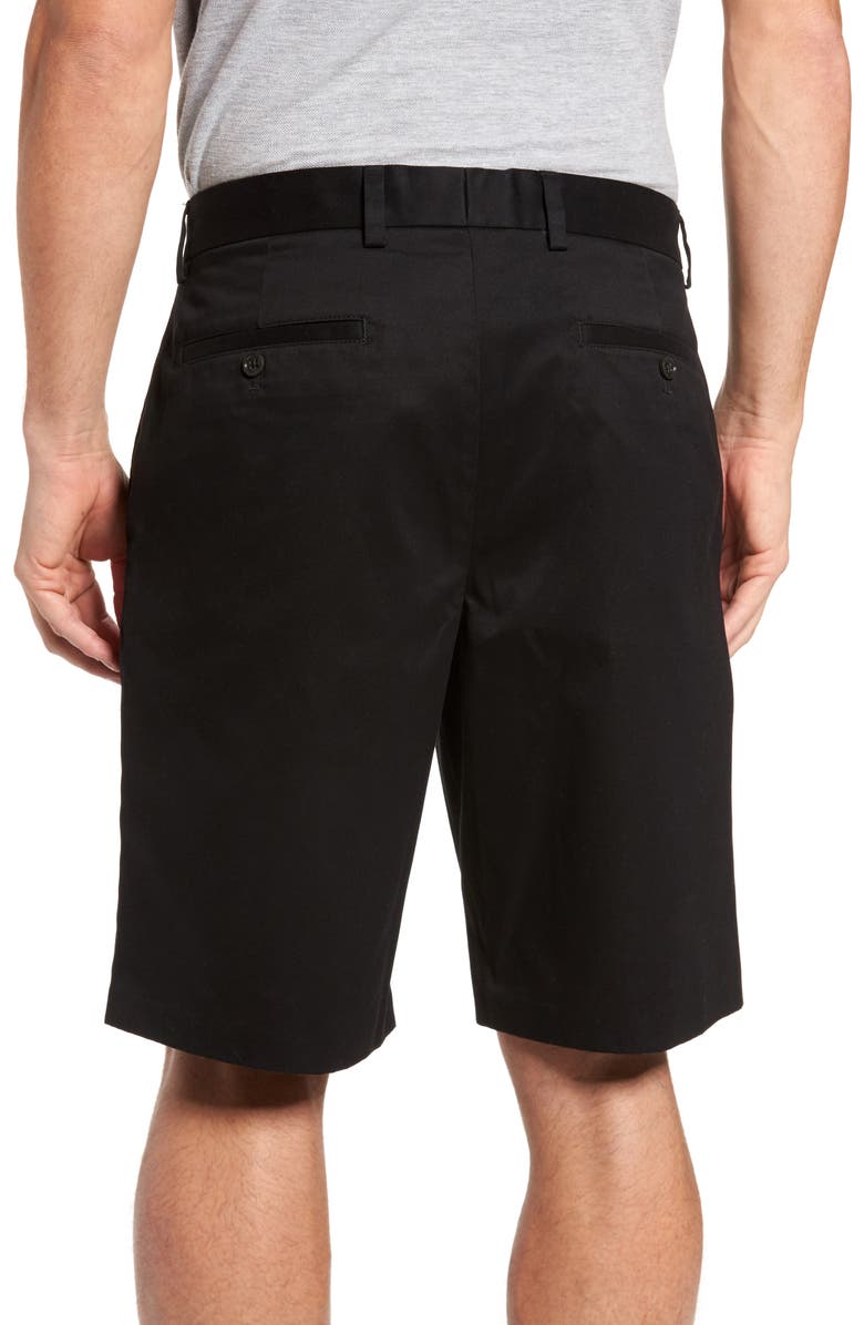 NORDSTROM MEN'S SHOP Nordstrom Smartcare<sup>™</sup> Flat Front Shorts, Alternate, color, 