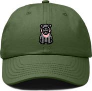 Dalix Hippo Embroidered Adjustable Hat