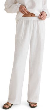 Haven Well Within Textured Cotton Gauze Pants