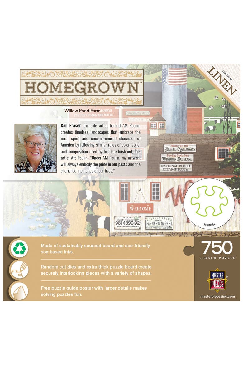 Willow Pond Farm 750 Piece Jigsaw Puzzle, Alternate, color, Multicolor