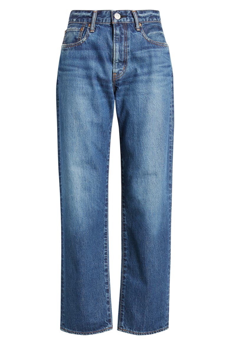 Cranston High Waist Ankle Jeans, Alternate, color, DARK BLUE