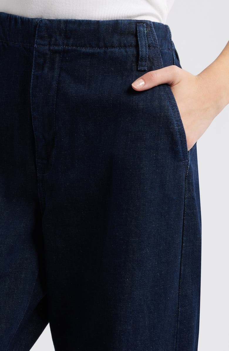 Re/Done Wide Leg Trouser Jeans, Alternate, color, Cross Hatch Rinse