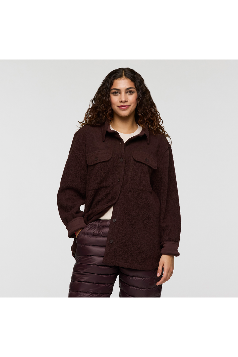 Cameta Shacket - Women's, Main, color, Coffee
