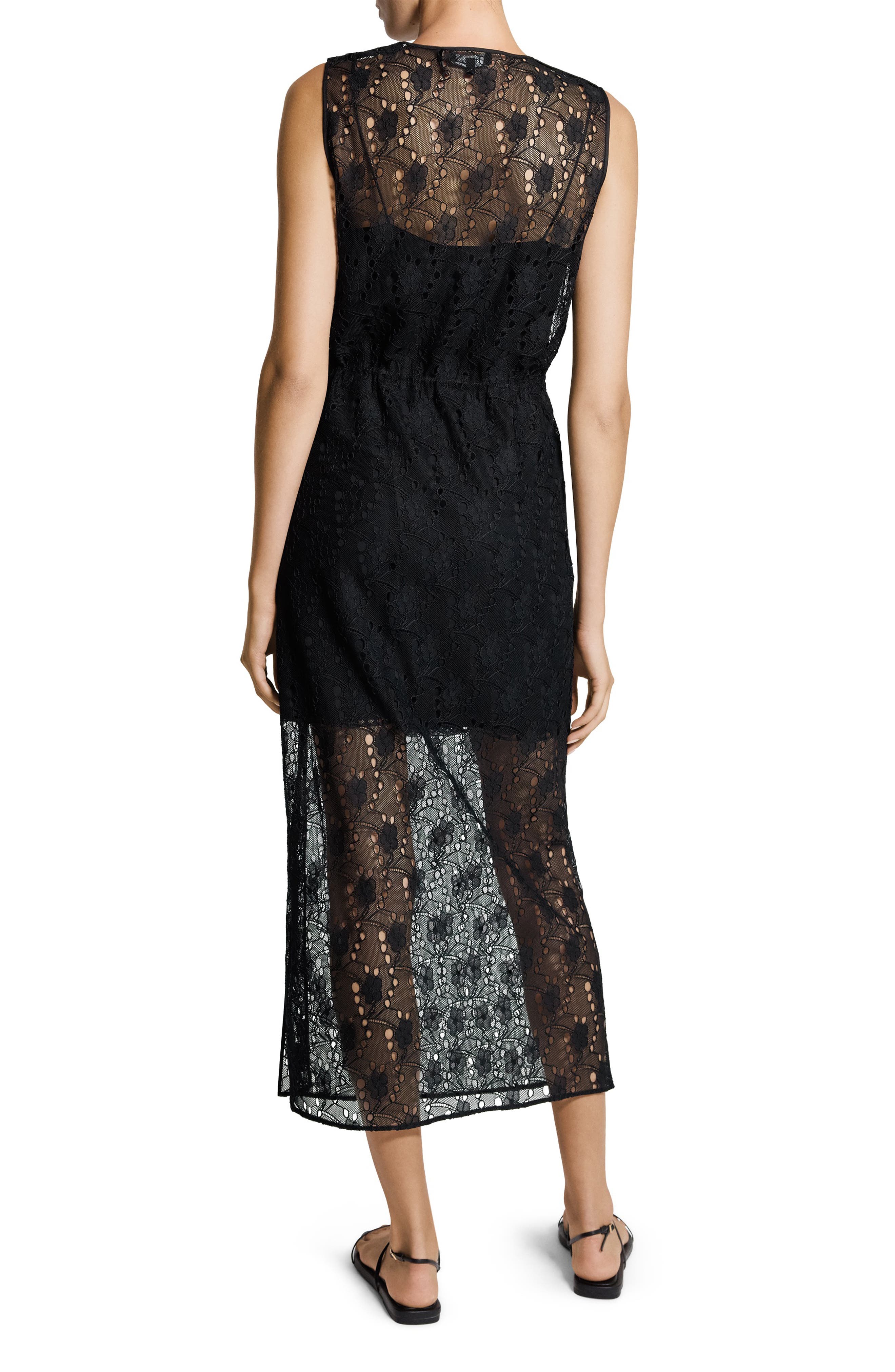 Lace Tie Waist Dress - image 2