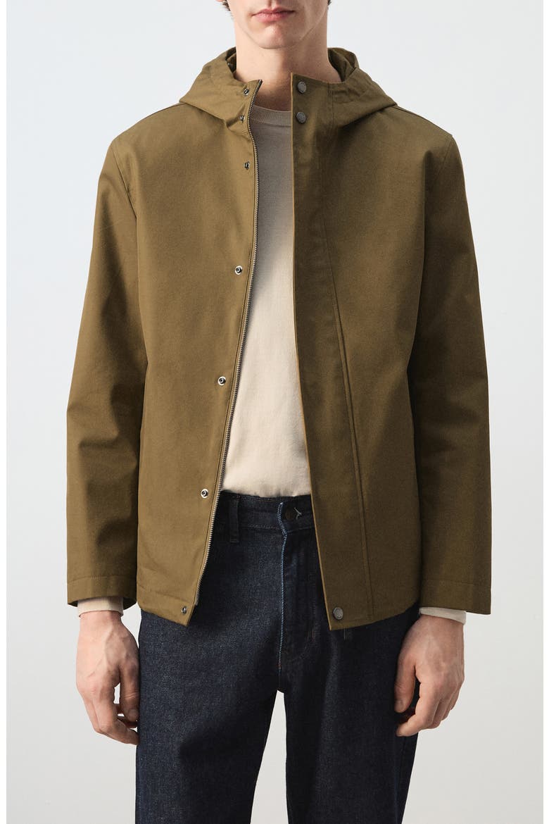 Water Repellent Parka, Main, color, OCHRE