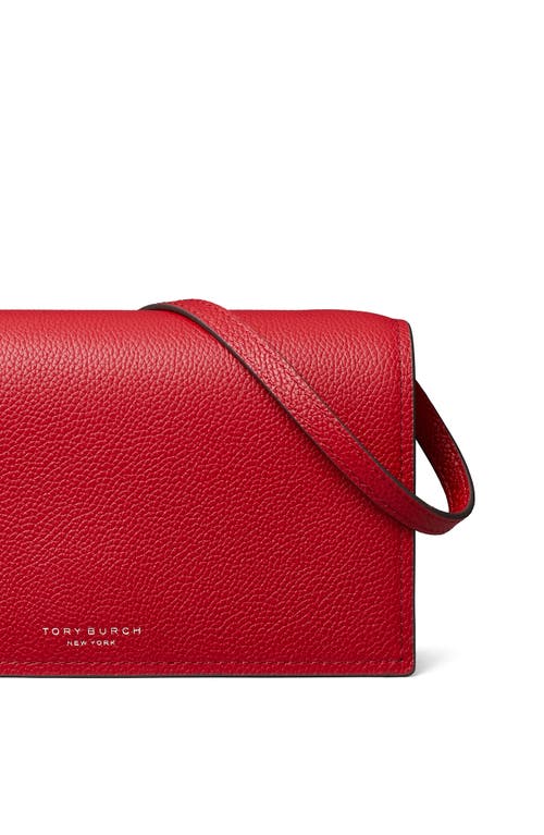 Tory Burch Romy Wallet Crossbody Bag In Red